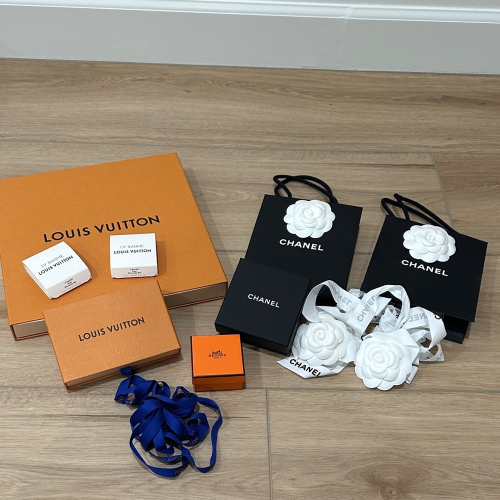 Louis Vuitton and Chanel Gift Boxes